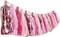 Tissue Paper Tassels Paper Tassel Garland Banner Table Decor Party Tassels Banner Wedding Birthday Baby Shower Nursey Party Decorations Supplies (20, Rose Gold+Pink+Rose Red+Lt-Pink)